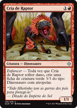 Cria de Raptor / Raptor Hatchling