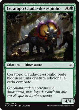 Cerátopo Cauda-de-espinho / Spike-Tailed Ceratops