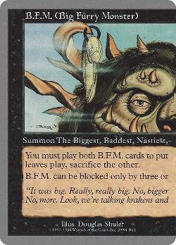 B.F.M. (Big Furry Monster) (#28)