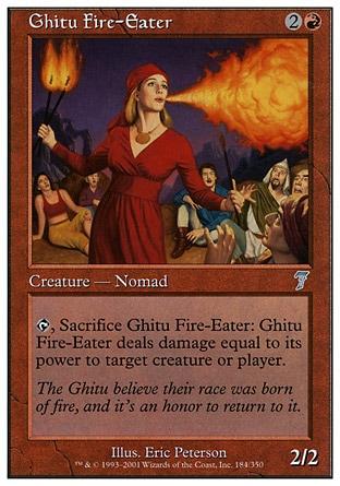 Engolidor de Fogo Ghitu / Ghitu Fire-Eater