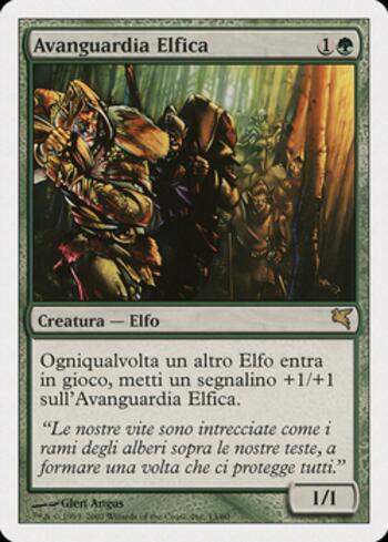 Vanguarda Élfica / Elvish Vanguard