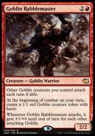 Goblin Líder da Plebe / Goblin Rabblemaster