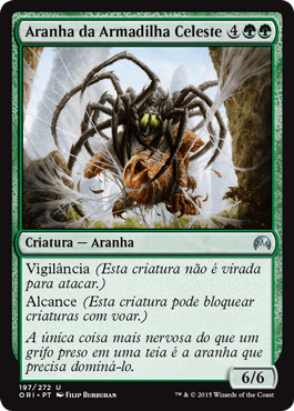 Aranha da Armadilha Celeste / Skysnare Spider