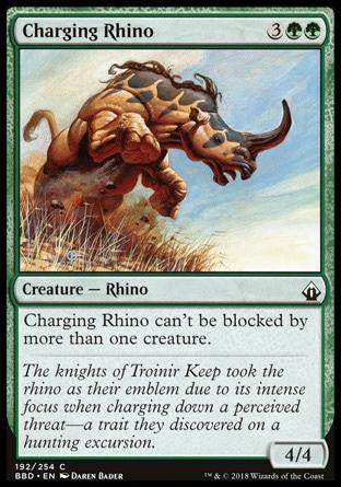 Rinoceronte Atacante / Charging Rhino