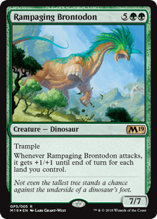 Brontodonte Enfurecido / Rampaging Brontodon