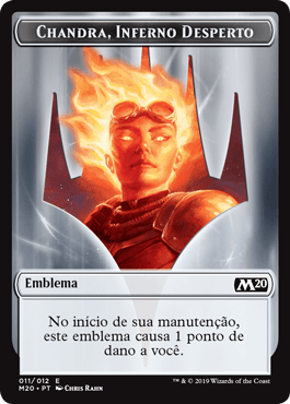 Emblema - Chandra, Inferno Desperto (M20) / Emblem - Chandra, Awakened Inferno (M20)