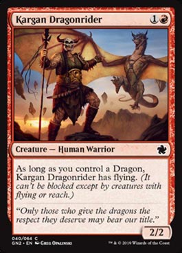 Ginete de Dragão Karganiano / Kargan Dragonrider