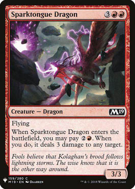 Dragão Eletrolíngue / Sparktongue Dragon
