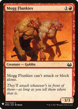 Moggs Confusos / Mogg Flunkies
