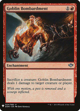 Bombardeio Goblin / Goblin Bombardment