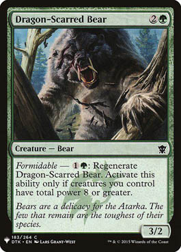 Ursa da Cicatriz de Dragão / Dragon-Scarred Bear