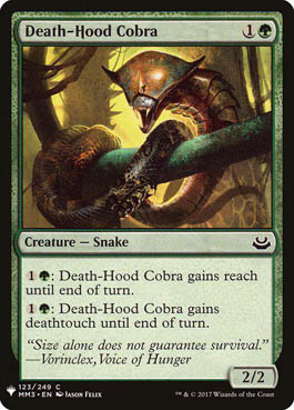 Naja do Capuz Letal / Death-Hood Cobra