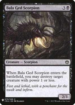 Escorpião de Bala Ged / Bala Ged Scorpion