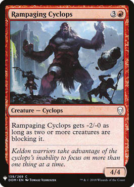 Ciclope Enfurecido / Rampaging Cyclops