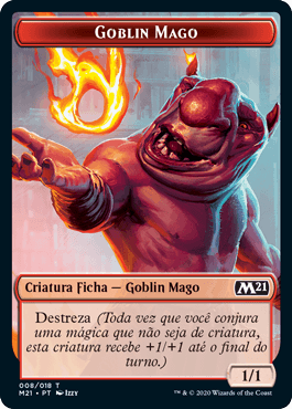 Goblin Mago 1/1 / Goblin Wizard 1/1