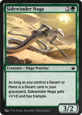 Naga Cascavélico / Sidewinder Naga