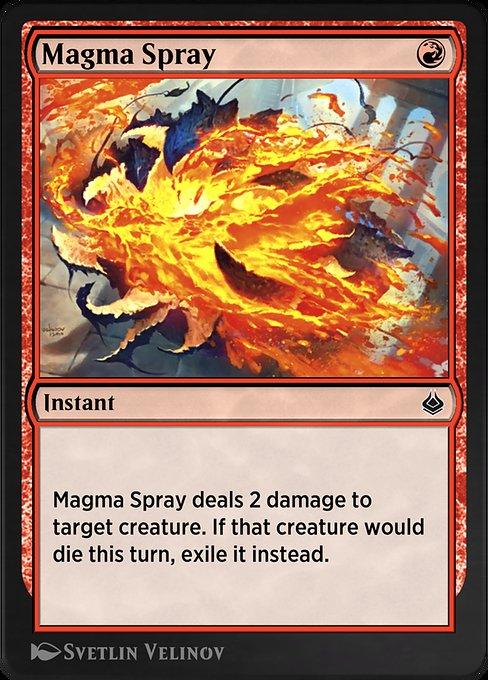 Esguicho de Magma / Magma Spray