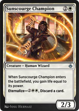 Campeã do Flagelo Solar / Sunscourge Champion