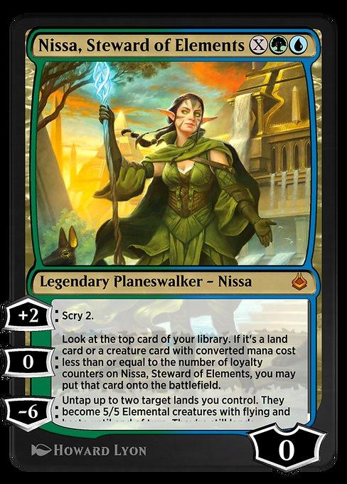 Nissa, Guardiã dos Elementos / Nissa, Steward of Elements