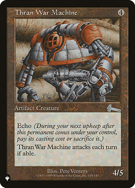 Máquina de Guerra dos Thran / Thran War Machine
