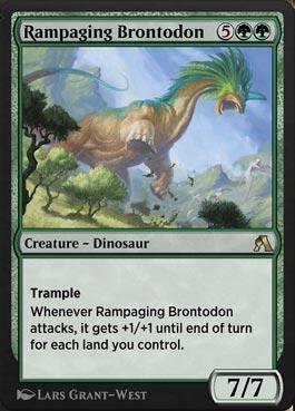 Brontodonte Enfurecido / Rampaging Brontodon