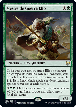 Mestre de Guerra Elfo / Elvish Warmaster