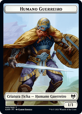 Humano Guerreiro 1/1 / Human Warrior 1/1
