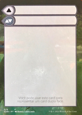 Substituto Cards Dupla Face Modais #2 / Double-Faced Card Placeholder #2