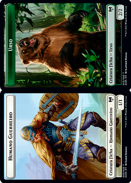 Humano Guerreiro 1/1 // Urso 2/2 / Human Warrior 1/1 // Bear 2/2