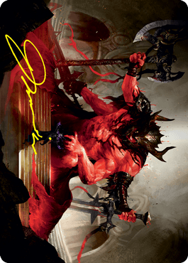 Despertar o Avatar do Sangue (Art Card com Assinatura) / Awaken the Blood Avatar (Art Card with Signature)