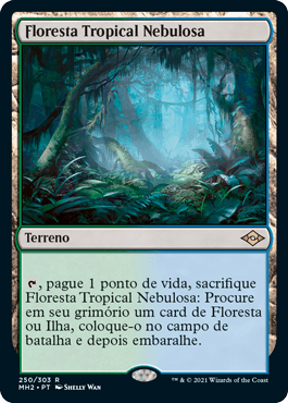 Floresta Tropical Nebulosa / Misty Rainforest, Busca de Cards