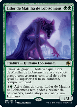 Líder de Matilha de Lobisomens / Werewolf Pack Leader