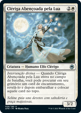 Clériga Abençoada pela Lua / Moon-Blessed Cleric