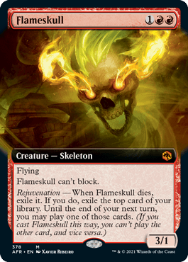 Crânio Flamejante / Flameskull