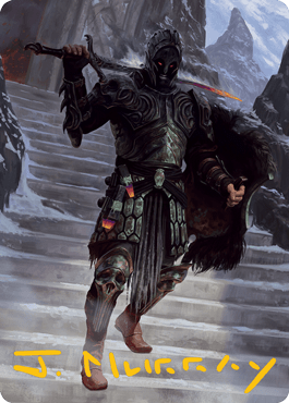 Dakkon, Matador da Sombra #49 (Art Card com Assinatura) / Dakkon, Shadow Slayer #49 (Art Card com Assinatura)