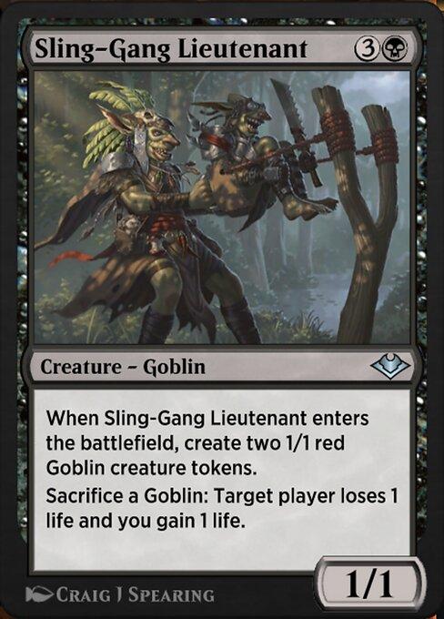 Tenente da Gangue Atiradeira / Sling-Gang Lieutenant