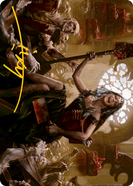 Gisa, Ressuscitadora Gloriosa (Art Card com Assinatura) / Gisa, Glorious Resurrector (Art Card with Signature)