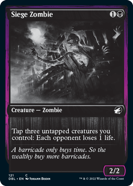 Zumbi de Cerco / Siege Zombie