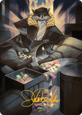 Bandidos Mascarados (Art Card com Assinatura) / Masked Bandits (Art Card with Signature)