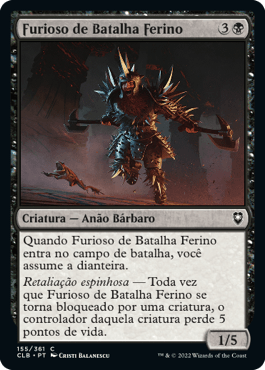 Furioso de Batalha Ferino / Vicious Battlerager