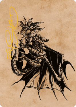 Dragão de Cobre Ancião #52 (Art Card com Assinatura) / Ancient Copper Dragon #52 (Art Card with Signature)