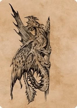Dragão de Latão Ancião #49 (Art Card)