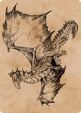 Dragão de Bronze Ancião #58 (Art Card)