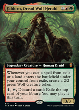 Faldorn, Arauta de Lobo Medonho / Faldorn, Dread Wolf Herald
