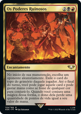 Os Poderes Ruinosos / The Ruinous Powers, Busca de Cards