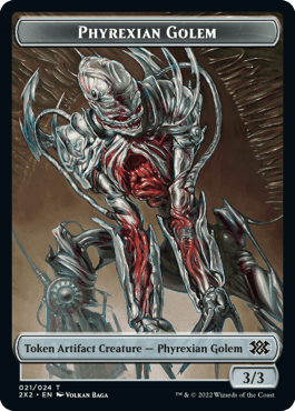 Golem Phyrexiano 3/3 / Phyrexian Golem 3/3