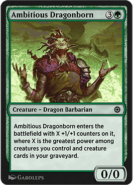 Draconata Ambiciosa / Ambitious Dragonborn