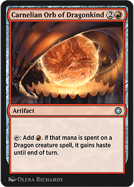 Orbe dos Dragões de Cornalina / Carnelian Orb of Dragonkind