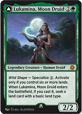 Lukamina, Moon Druid