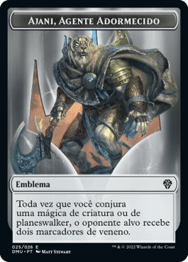 Emblema - Ajani, Agente Adormecido